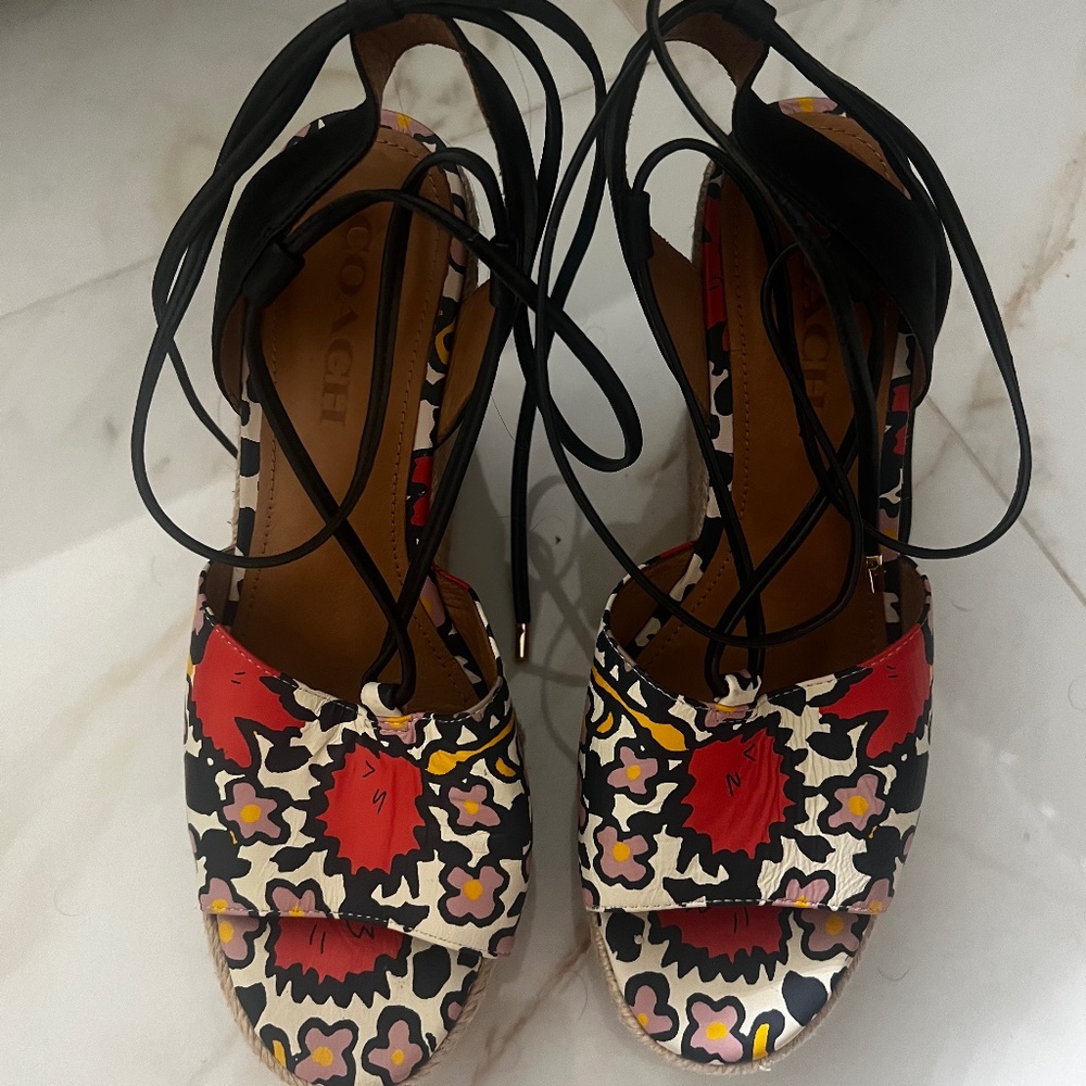 Lace up sandals